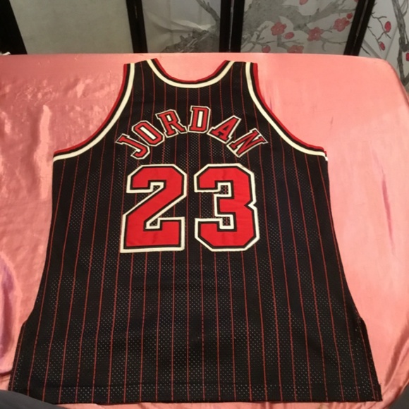 🏀 Michael Jordan Authentic Vintage Champion 96 97 Bulls Jersey Size 48 XL 🏀 - Picture 4 of 5